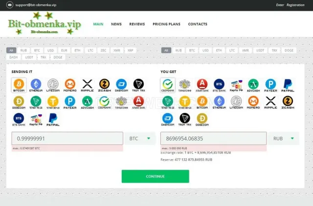 Bit-obmenka website