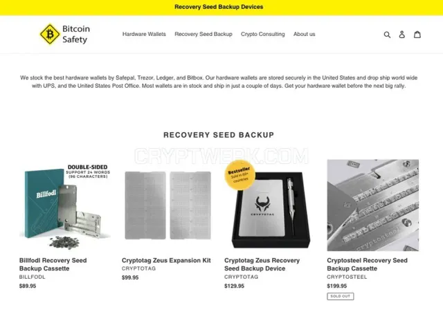 Bitcoinsafety.com website