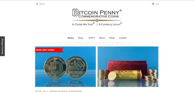 Bitcoin Penny website