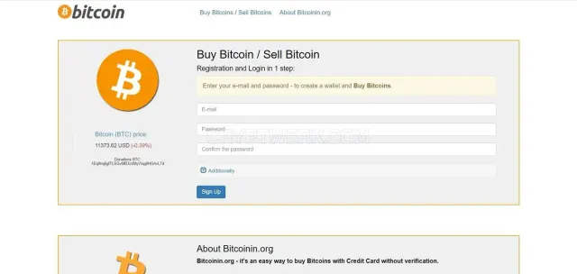 Bitcoinin.org website