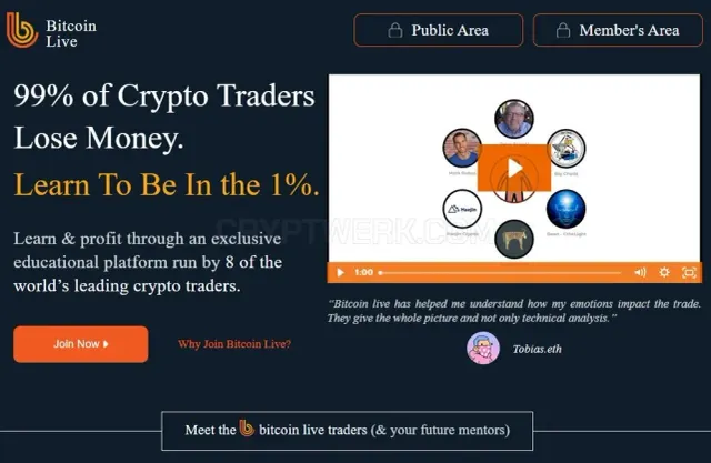 BitcoinLive website