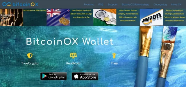 BitcoinOX website