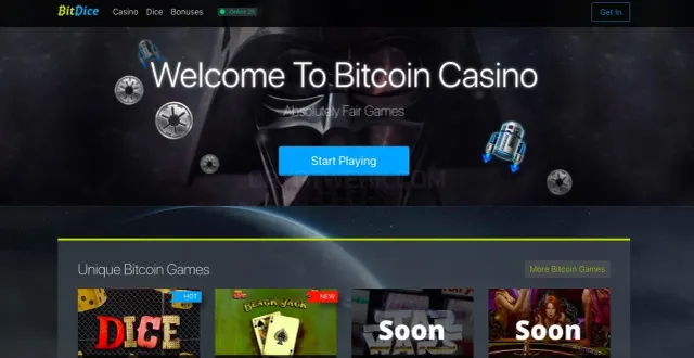 BitDice website