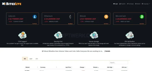 Bitexlive website