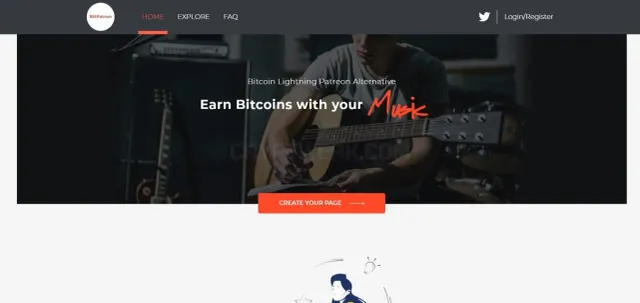 BitPatron website