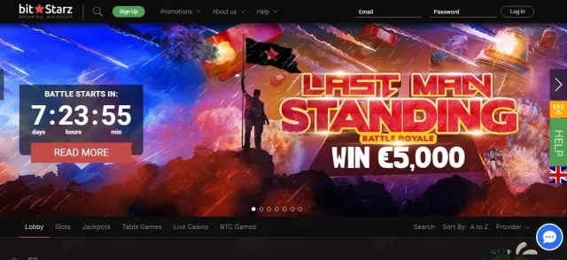 BitStarz Casino website