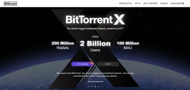 BitTorrent website