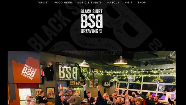 Black Shirt Brewing Co website