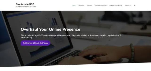 Blockchain SEO website