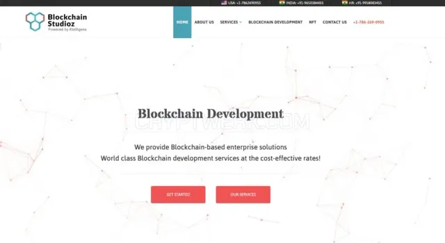 Blockchain Studioz website