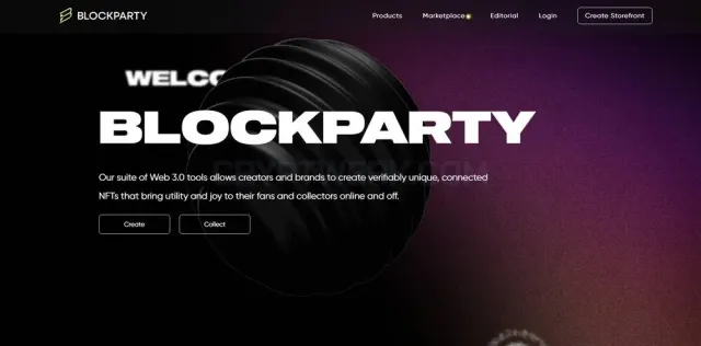 Blockparty website