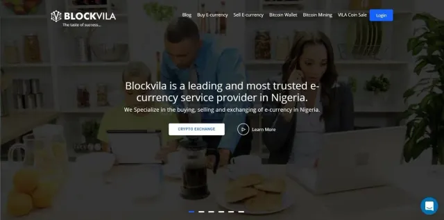 Blockvila website
