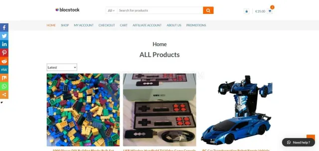 Blocstock website
