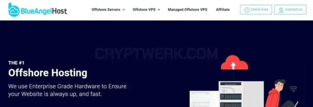 Blue Angel Host website