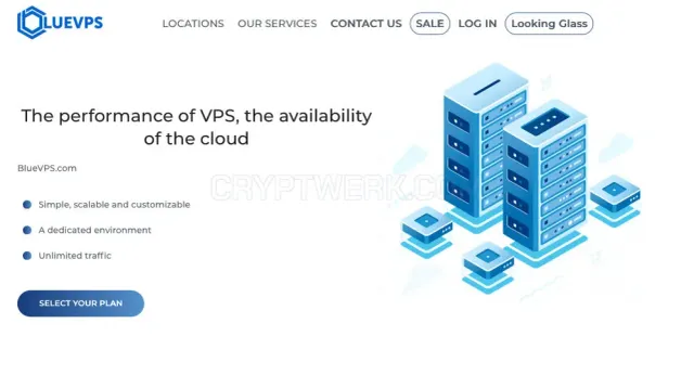 BlueVPS website