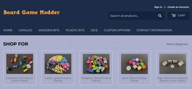 Board Game Modder website