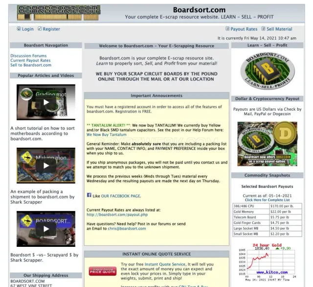 Boardsort.com website