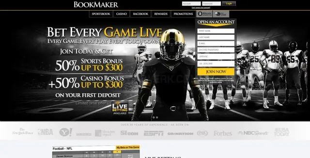 BookMaker website