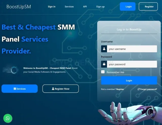 BoostUpSM website