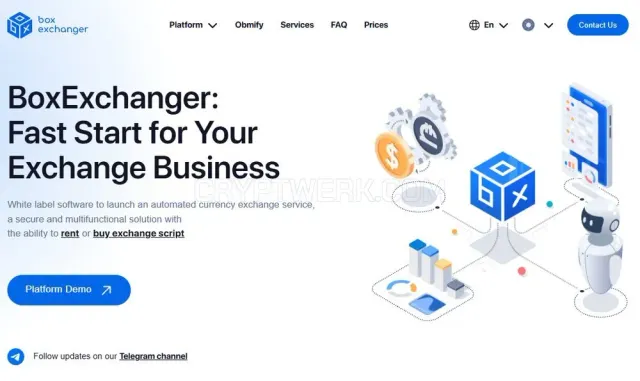 BoxExchanger website