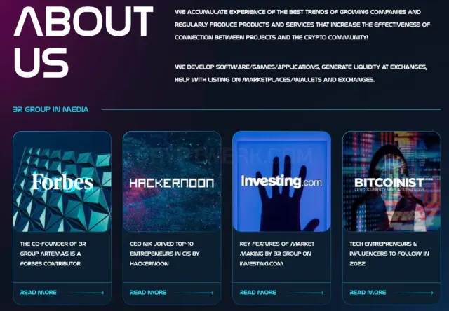 BR Group website
