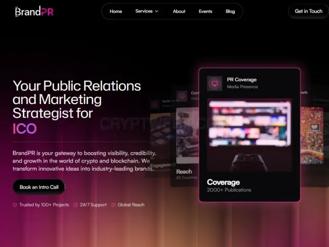 BrandPR website