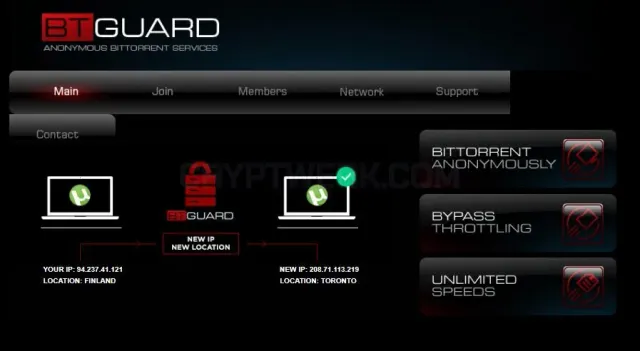 BT GUARD website