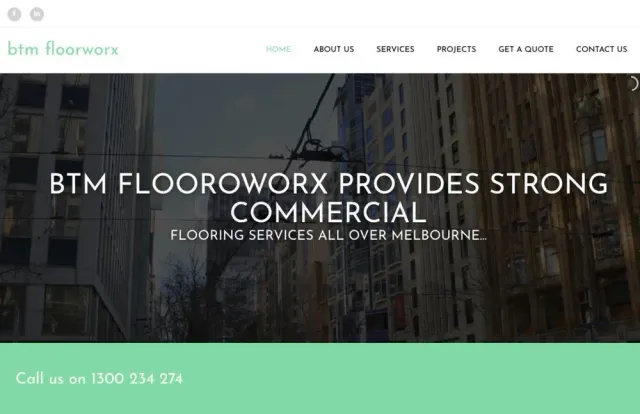 BTM Floorworx website