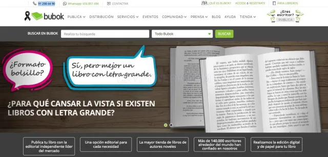 Bubok.es website