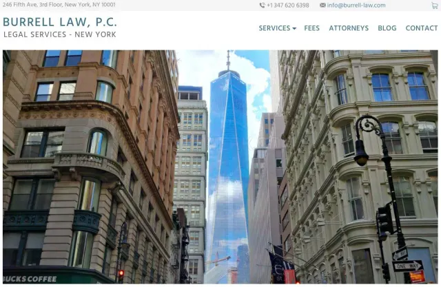 Burrell-law.com website