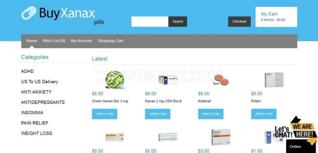 Buy Xanax pills website