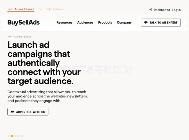 BuySellAds website