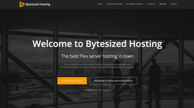 Bytesized Hosting website