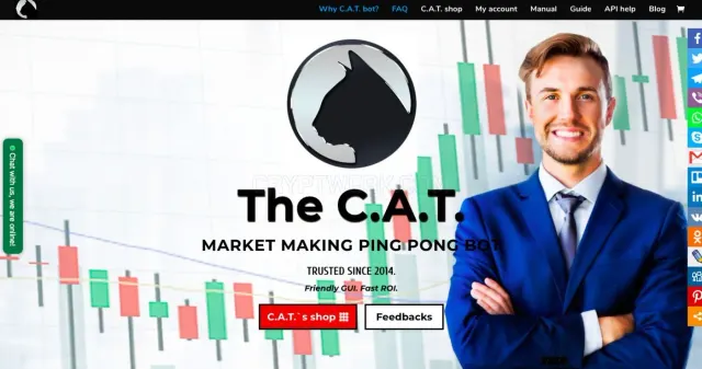 C.A.T. BOT CRYPTO BOTS STORE AGGREGATOR website