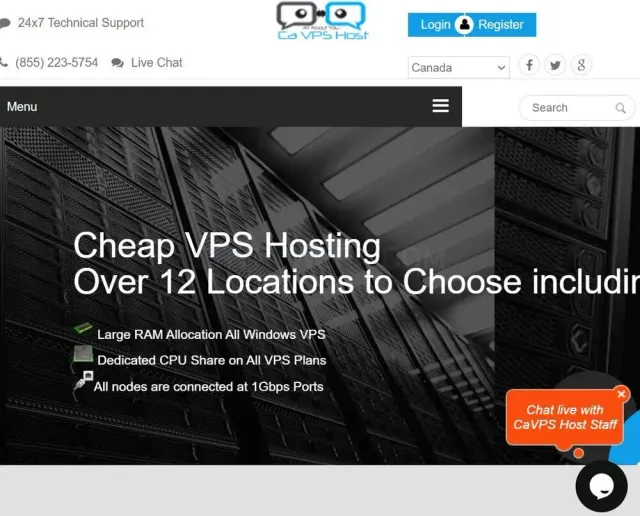 Ca VPS Host website
