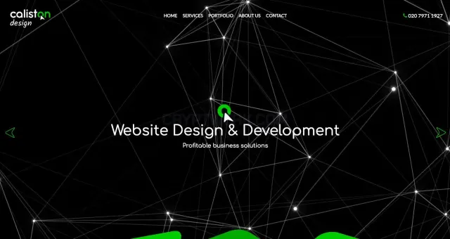 Caliston Design website
