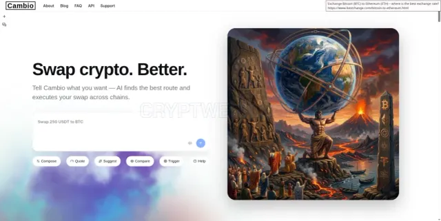 Cambio website