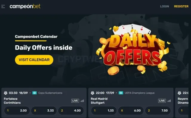 Campeonbet Casino website