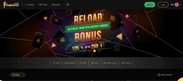 Captainsbet website