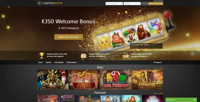 Casino Extra website