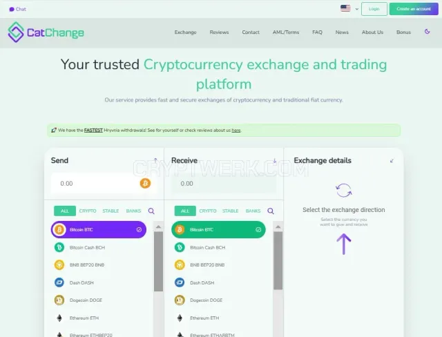 Cat Change website