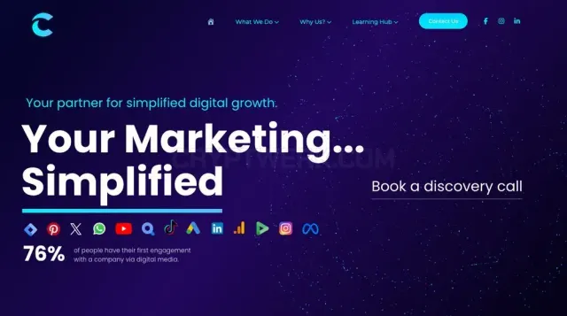 Catalyst Creative Marketing website