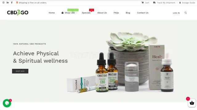 CBD2go.ca website