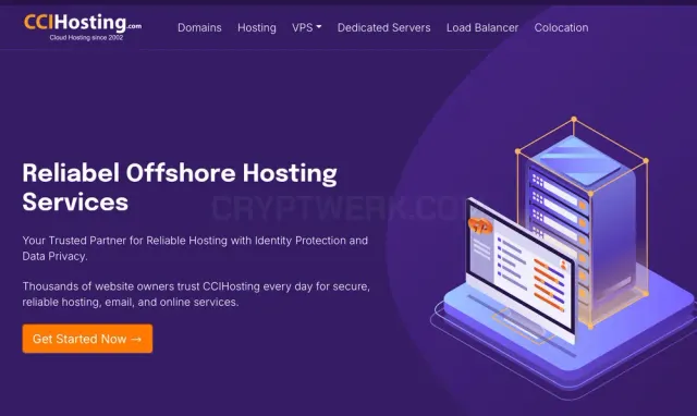 CCI Hosting website