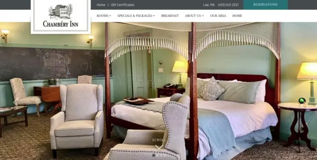 Chambery Inn website