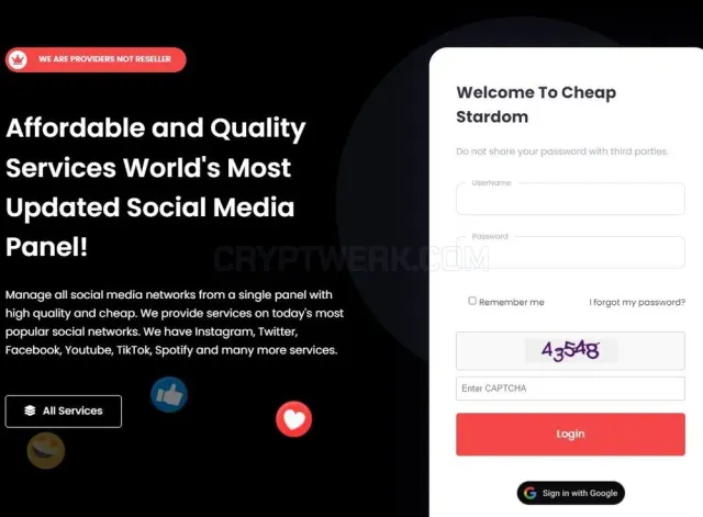 Cheap Stardom website
