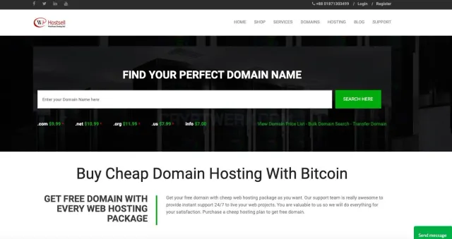 Wphostsell.com website