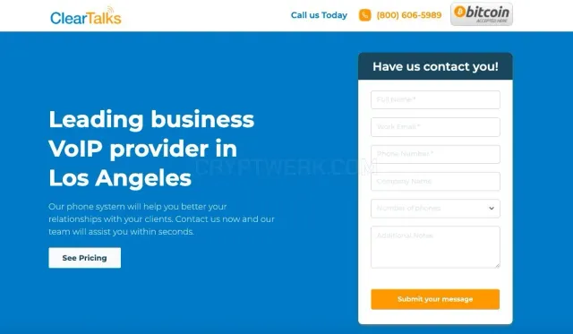 ClearTalks website