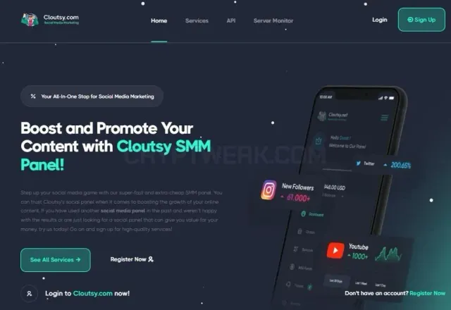 Cloutsy website