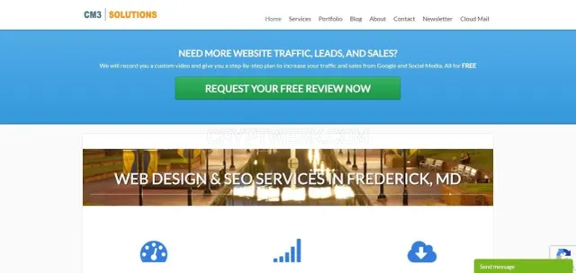 CM3 Solutions website